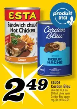 Marché Richelieu SAUCE CORDON BLEU | CORDON BLEU SAUCE offer