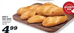 Marché Richelieu PAINS À SOUS-MARIN | SUBMARINE BUNS offer