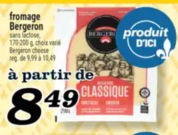 Marché Richelieu FROMAGE BERGERON | BERGERON CHEESE offer