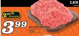 Marché Richelieu PORC HACHÉ EXTRA-MAIGRE | EXTRA LEAN GROUND PORK offer