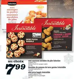 Marché Richelieu mini saucisses enrobées de pâte Selection surgelées offer