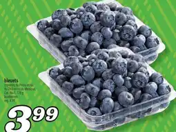 Marché Richelieu BLEUETS | BLUEBERRIES offer