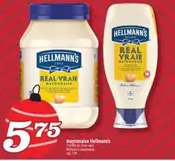 Marché Richelieu MAYONNAISE HELLMANN'S | HELLMANN'S MAYONNAISE offer