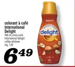 Marché Richelieu COLORANT À CAFÉ INTERNATIONAL DELIGHT | INTERNATIONAL DELIGHT COFFEE WHITENER offer