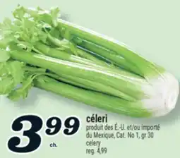 Marché Richelieu CÉLERI | CELERY offer