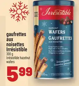 Metro GAUFRETTES AUX NOISETTES IRRÉSISTIBLE | IRRÉSISTIBLE HAZELNUT WAFERS offer