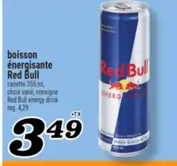 Marché Richelieu BOISSON ÉNERGISANTE RED BULL | RED BULL ENERGY DRINK offer