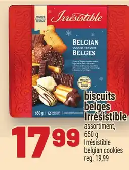 Metro BISCUITS BELGES IRRÉSISTIBLE | IRRÉSISTIBLE BELGIAN COOKIES offer