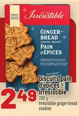 Metro BISCUITS PAIN D'ÉPICES IRRÉSISTIBLE | IRRÉSISTIBLE GINGER-BREAD COOKIES offer