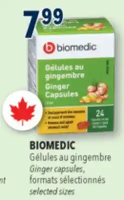 Familiprix BIOMEDIC, Ginger capsules, selected sizes offer