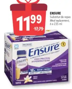 Familiprix ENSURE, Meal replacement, 6 x 235 ml offer