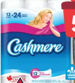 Familiprix CASHMERE, Papier Bathroom tissue, 12 double rolls, Ultra Luxe, 8 triple rolls offer