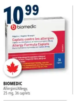Familiprix BIOMEDIC Allergy, 25mg, 36caplets offer