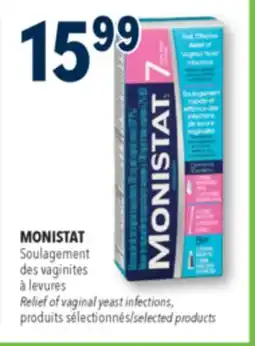 Familiprix MONISTAT, Relief of vaginal yeast infections, selected products offer