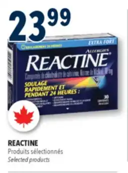 Familiprix REACTINE Selected products offer