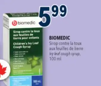 Familiprix BIOMEDIC, Ivy leaf cough syrup, 100 ml offer