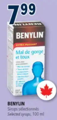 Familiprix BENYLIN, Selected syrups, 100ml offer