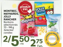 Brunet MONTBEC, MAYNARDS, JOLLY RANCHER Bonbons sélectionnés offer