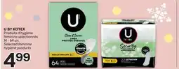 Brunet U BY KOTEX Produits d'hygiène féminine sélectionnés offer