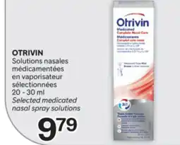 Brunet OTRIVIN Solutions nasales médicamentées en vaporisateur sélectionnées offer