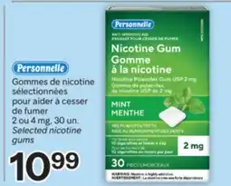 Brunet PERSONNELLE Gommes de nicotine sélectionnées pour aider à cesser de fumer offer