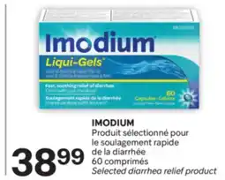 Brunet IMMODIUM Produit sélectionné pour le soulagement rapide de la diarrhée offer