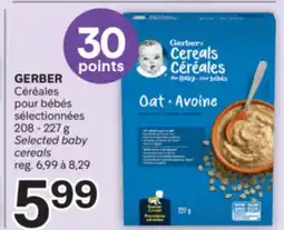 Brunet GERBER Céréales pour bébés sélectionnées offer
