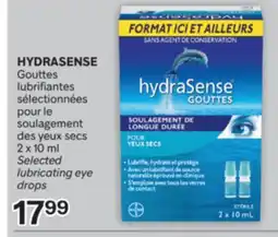 Brunet HYDRASENSE Gouttes lubrifiantes sélectionnées pour le soulagement des yeux secs offer