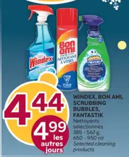 Brunet WINDEX, BON AMI, SCRUBBING BUBBLES, FANTASTIK Nettoyants sélectionnés offer