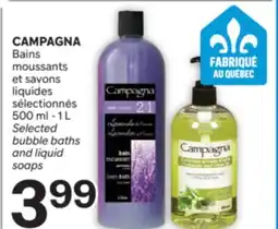 Brunet CAMPAGNA Bains moussants et savons liquides sélectionnés offer