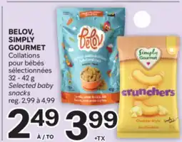 Brunet BELOV, SIMPLY GOURMET Collations pour bébés sélectionnées offer