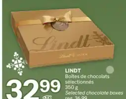 Brunet LINDT Boîtes de chocolats sélectionnés offer