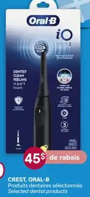 Brunet CREST, ORAL-B Produits dentaires sélectionnés offer