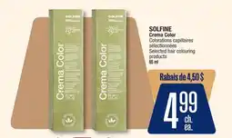 Jean Coutu SOLFINE Crema Color Selected hair colouring products offer