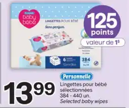 Brunet PERSONNELLE Lingettes pour sélectionnées offer