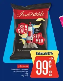 Jean Coutu IRRESISTIBLE Old-fashioned chips offer