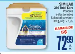 Jean Coutu SIMILAC 360 Total Care Poudres Selected powders offer