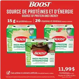 Jean Coutu BOOST offer