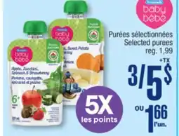 Jean Coutu PERSONNELLE Selected purees offer