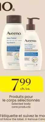 Jean Coutu AVEENO Selected body care products offer