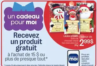 Jean Coutu LAURA SECORD Hot chocolate box offer