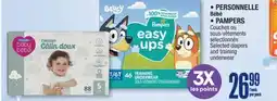Jean Coutu PERSONNELLE Bébé, PAMPERS Selected diapers and training underwear offer