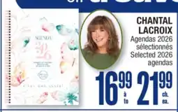 Jean Coutu CHANTAL LACROIX Selected 2026 agendas offer