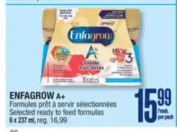 Jean Coutu ENFAGROW A+ Selected ready to feed formulas offer
