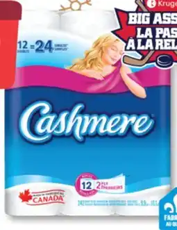 Familiprix CASHMERE, Bathroom tissue, 12 double rolls, Ultra Luxe, 8 triple rolls or SCOTTIES, Tissues, 6 packs offer