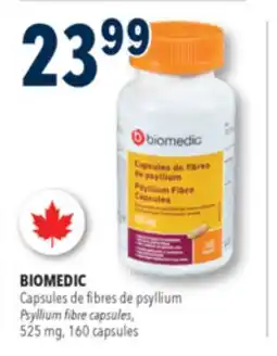 Familiprix BIOMEDIC, Psyllium fibre capsules, 525 mg, 160 capsules offer