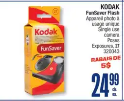 Jean Coutu KODAK FunSaver Flash Single use camera Poses offer
