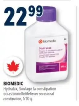 Familiprix BIOMEDIC, Hydralax, Relieves occasional constipation, 510 g offer