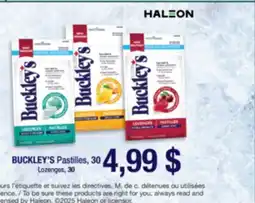 Jean Coutu BUCKLEY'S Pastilles offer