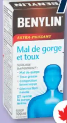 Familiprix BENYLIN, Selected syrups, 100 ml offer